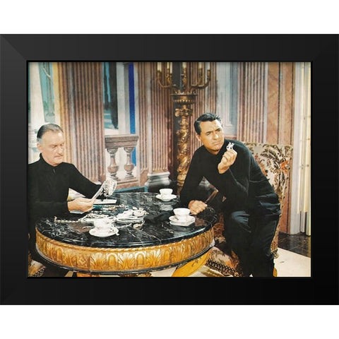Cary Grant - To Catch A Thief Black Modern Wood Framed Art Print by Hollywood Photo Archive
