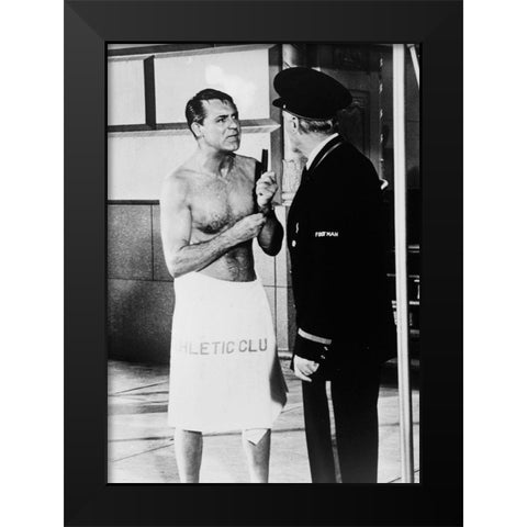 Cary Grant - That Touch of Mink Black Modern Wood Framed Art Print by Hollywood Photo Archive