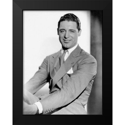 Cary Grant - Alice in Wonderland Black Modern Wood Framed Art Print by Hollywood Photo Archive