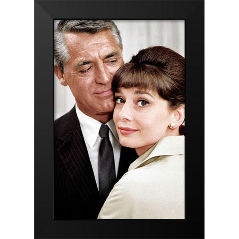 Cary Grant - Charade Black Modern Wood Framed Art Print by Hollywood Photo Archive