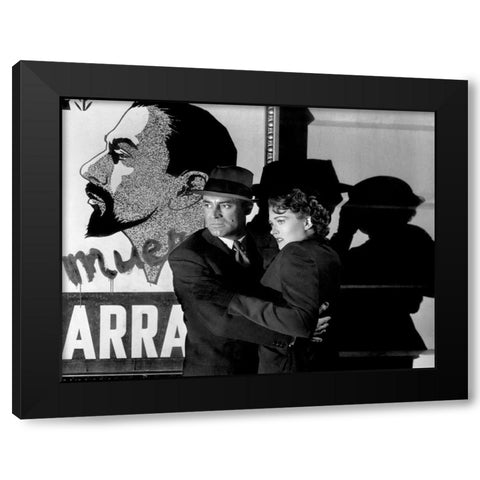 Cary Grant - Crisis Black Modern Wood Framed Art Print with Double Matting by Hollywood Photo Archive