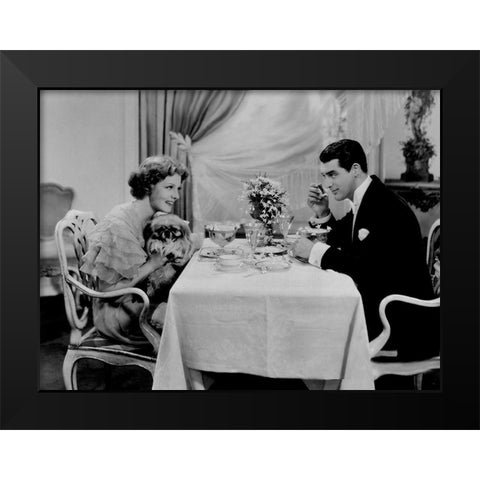 Cary Grant - Enter Madame Black Modern Wood Framed Art Print by Hollywood Photo Archive