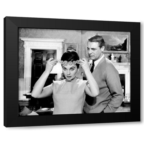 Cary Grant - The Grass is Greener Black Modern Wood Framed Art Print by Hollywood Photo Archive