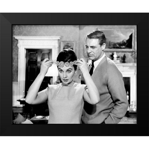 Cary Grant - The Grass is Greener Black Modern Wood Framed Art Print by Hollywood Photo Archive