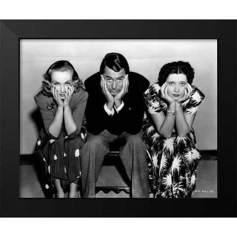 Cary Grant - In Name Only Black Modern Wood Framed Art Print by Hollywood Photo Archive