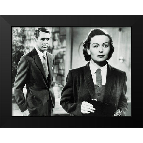 Cary Grant - People Will Talk Black Modern Wood Framed Art Print by Hollywood Photo Archive