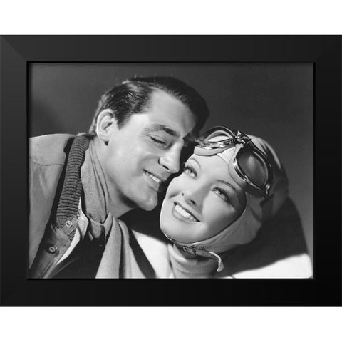 Cary Grant - The Talk of the Town Black Modern Wood Framed Art Print by Hollywood Photo Archive