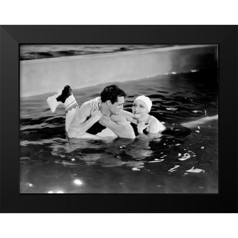 Cary Grant - The Talk of the Town Black Modern Wood Framed Art Print by Hollywood Photo Archive