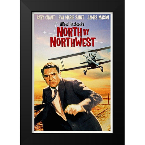 North by Northwest Black Modern Wood Framed Art Print by Hollywood Photo Archive