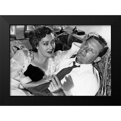 Sunset Boulevard Black Modern Wood Framed Art Print by Hollywood Photo Archive