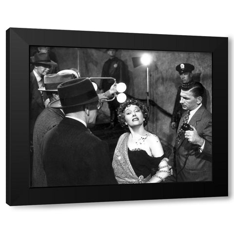 Sunset Boulevard - Im Ready For My Closeup Black Modern Wood Framed Art Print with Double Matting by Hollywood Photo Archive