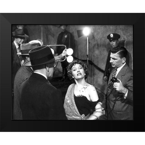 Sunset Boulevard - Im Ready For My Closeup Black Modern Wood Framed Art Print by Hollywood Photo Archive