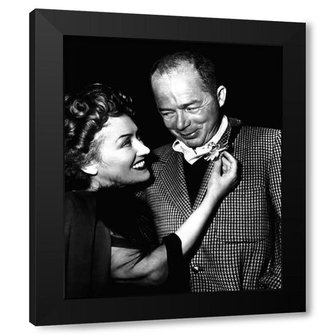 Sunset Boulevard Black Modern Wood Framed Art Print with Double Matting by Hollywood Photo Archive