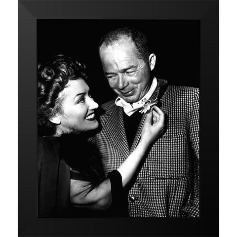 Sunset Boulevard Black Modern Wood Framed Art Print by Hollywood Photo Archive