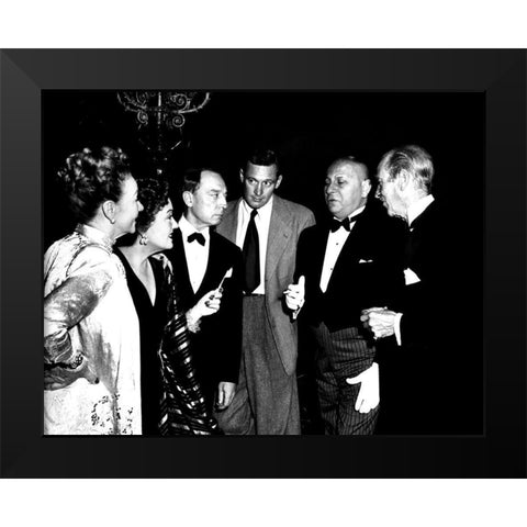 Sunset Boulevard - Her Bridge Partners Black Modern Wood Framed Art Print by Hollywood Photo Archive