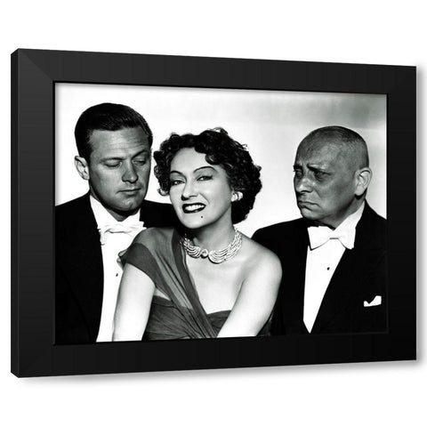 Sunset Boulevard Black Modern Wood Framed Art Print by Hollywood Photo Archive