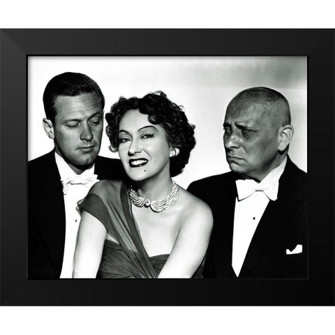 Sunset Boulevard Black Modern Wood Framed Art Print by Hollywood Photo Archive