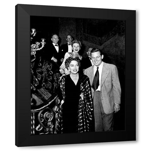 Sunset Boulevard Black Modern Wood Framed Art Print by Hollywood Photo Archive