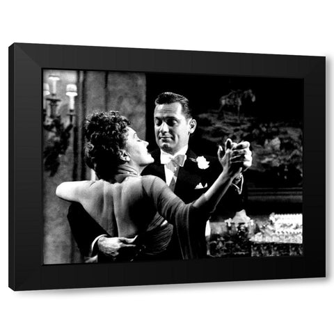 Sunset Boulevard Black Modern Wood Framed Art Print by Hollywood Photo Archive