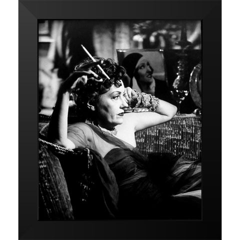 Sunset Boulevard Black Modern Wood Framed Art Print by Hollywood Photo Archive