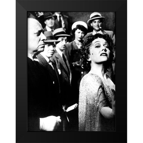 Sunset Boulevard Black Modern Wood Framed Art Print by Hollywood Photo Archive