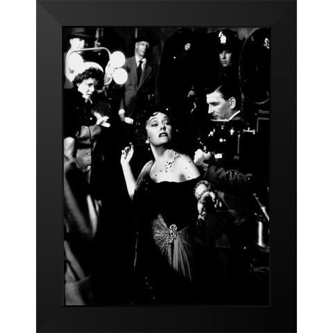 Sunset Boulevard Black Modern Wood Framed Art Print by Hollywood Photo Archive