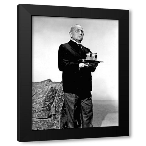 Sunset Boulevard Black Modern Wood Framed Art Print with Double Matting by Hollywood Photo Archive