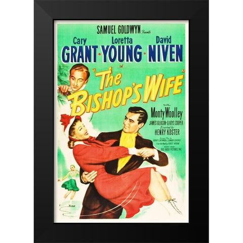 The Bishops Wife Black Modern Wood Framed Art Print by Hollywood Photo Archive