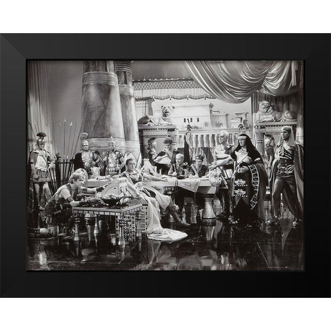 Cleopatra - 1934 Black Modern Wood Framed Art Print by Hollywood Photo Archive