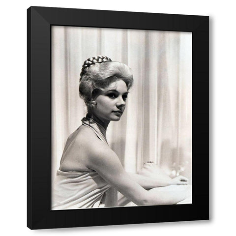 Cleopatra - Francesca Annis Black Modern Wood Framed Art Print by Hollywood Photo Archive