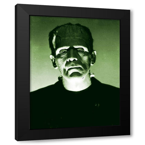 Boris Karloff - Frankenstein Black Modern Wood Framed Art Print by Hollywood Photo Archive