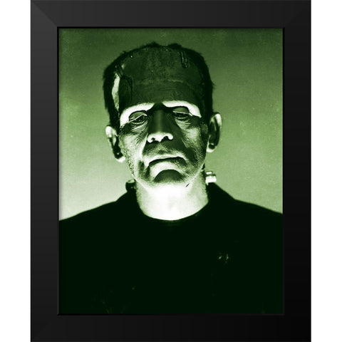 Boris Karloff - Frankenstein Black Modern Wood Framed Art Print by Hollywood Photo Archive