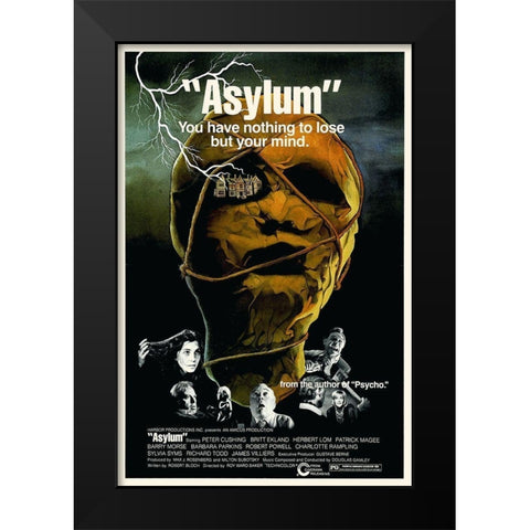 Asylum Black Modern Wood Framed Art Print by Hollywood Photo Archive