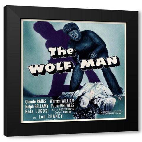 The Worfman Black Modern Wood Framed Art Print by Hollywood Photo Archive