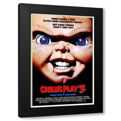 Childs Play 3 Black Modern Wood Framed Art Print with Double Matting by Hollywood Photo Archive