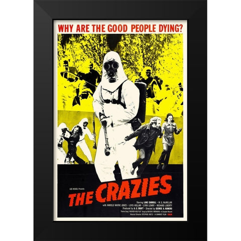 Crazies Black Modern Wood Framed Art Print by Hollywood Photo Archive
