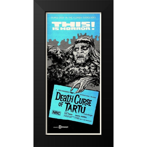 Death Curst of Tartu Black Modern Wood Framed Art Print by Hollywood Photo Archive