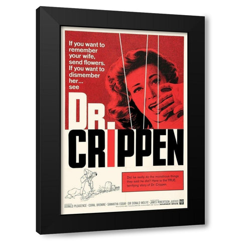 Doctor Crippen Black Modern Wood Framed Art Print with Double Matting by Hollywood Photo Archive