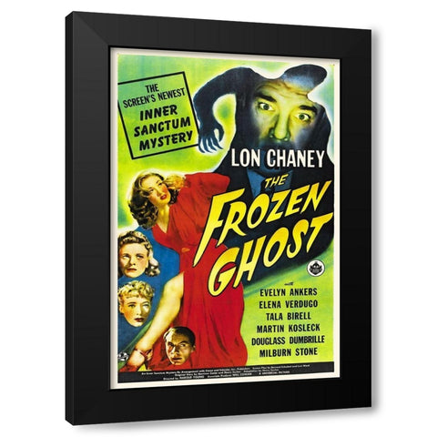 The Frozen Ghost Black Modern Wood Framed Art Print with Double Matting by Hollywood Photo Archive