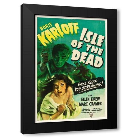 Ilse of the Dead RKO 1945 Black Modern Wood Framed Art Print by Hollywood Photo Archive
