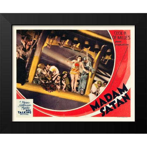 Madame Satan - Lobby Card Black Modern Wood Framed Art Print by Hollywood Photo Archive