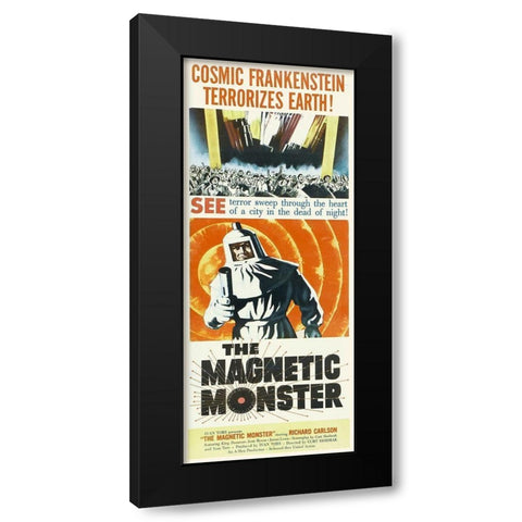 The Magnetic Monster Black Modern Wood Framed Art Print with Double Matting by Hollywood Photo Archive