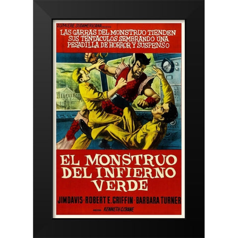 Spanish - Monster From Green Hell Black Modern Wood Framed Art Print by Hollywood Photo Archive