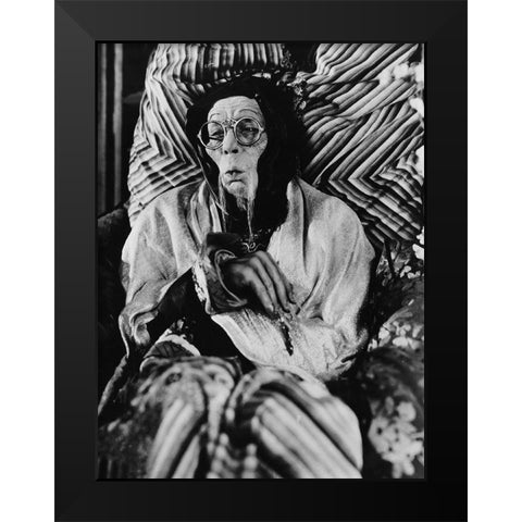 The Black Sheep Black Modern Wood Framed Art Print by Hollywood Photo Archive