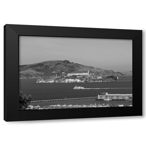 Alcatraz Island San Francisco California Black Modern Wood Framed Art Print with Double Matting by Highsmith, Carol