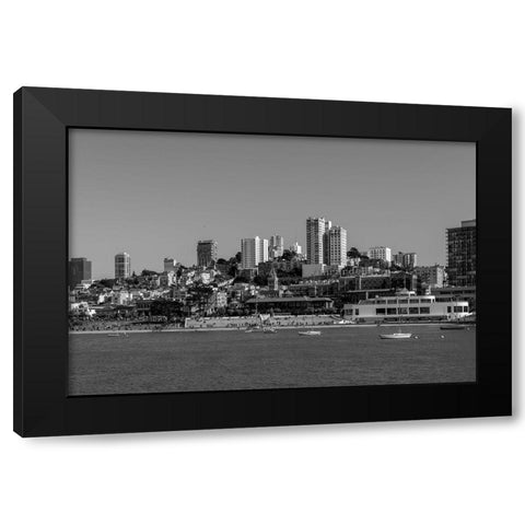 View of Ghiradelli Square in San Francisco California Black Modern Wood Framed Art Print with Double Matting by Highsmith, Carol