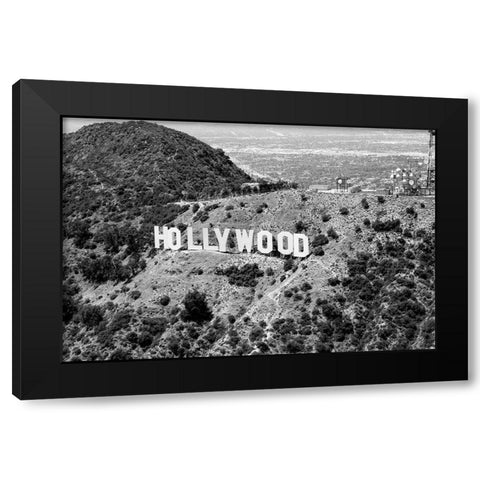 The Hollywood sign located in Los Angeles, California Black Modern Wood Framed Art Print with Double Matting by Highsmith, Carol