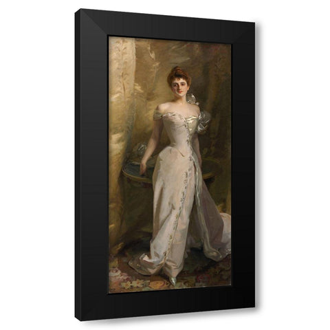 Portrait of Lisa Colt Curtis Black Modern Wood Framed Art Print by Sargent, John Singer