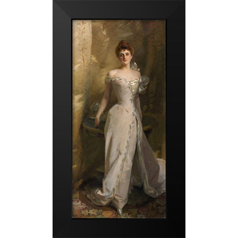 Portrait of Lisa Colt Curtis Black Modern Wood Framed Art Print by Sargent, John Singer