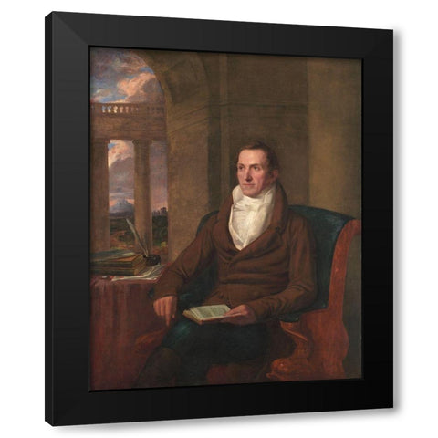 Samuel Williams Black Modern Wood Framed Art Print with Double Matting by Allston, Washington